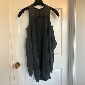R13 cold shoulder dress /top